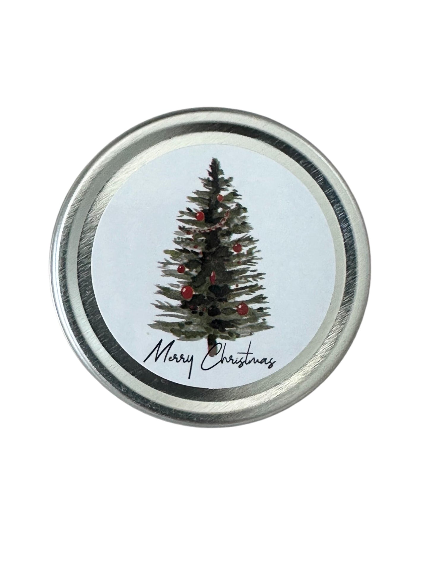 Happy Holiday Tealight Candle Gift Set | Vanilla Scented Small Present in Silver Tin, Friends, Family, Co-worker gift Giveaway, Send Love