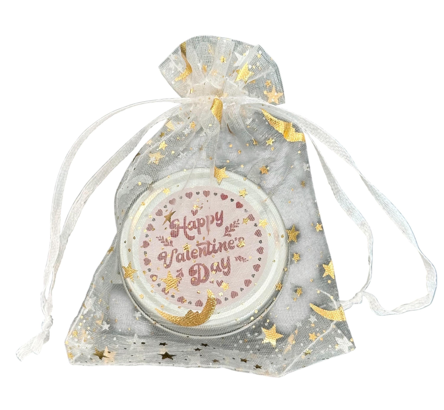 Valentines Day Mini Candle Gift | Heart Candle Vanilla Scented Tea Lights in Silver Tin, Small Present Sending Love Be my Valentine