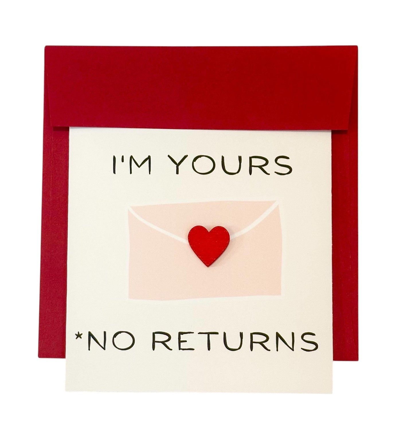 Anniversary Card | Love Letter, Romantic Note, Couple Gifts, Boyfriend, Girlfriend Present, Thinking of You, I am yours, no returns.