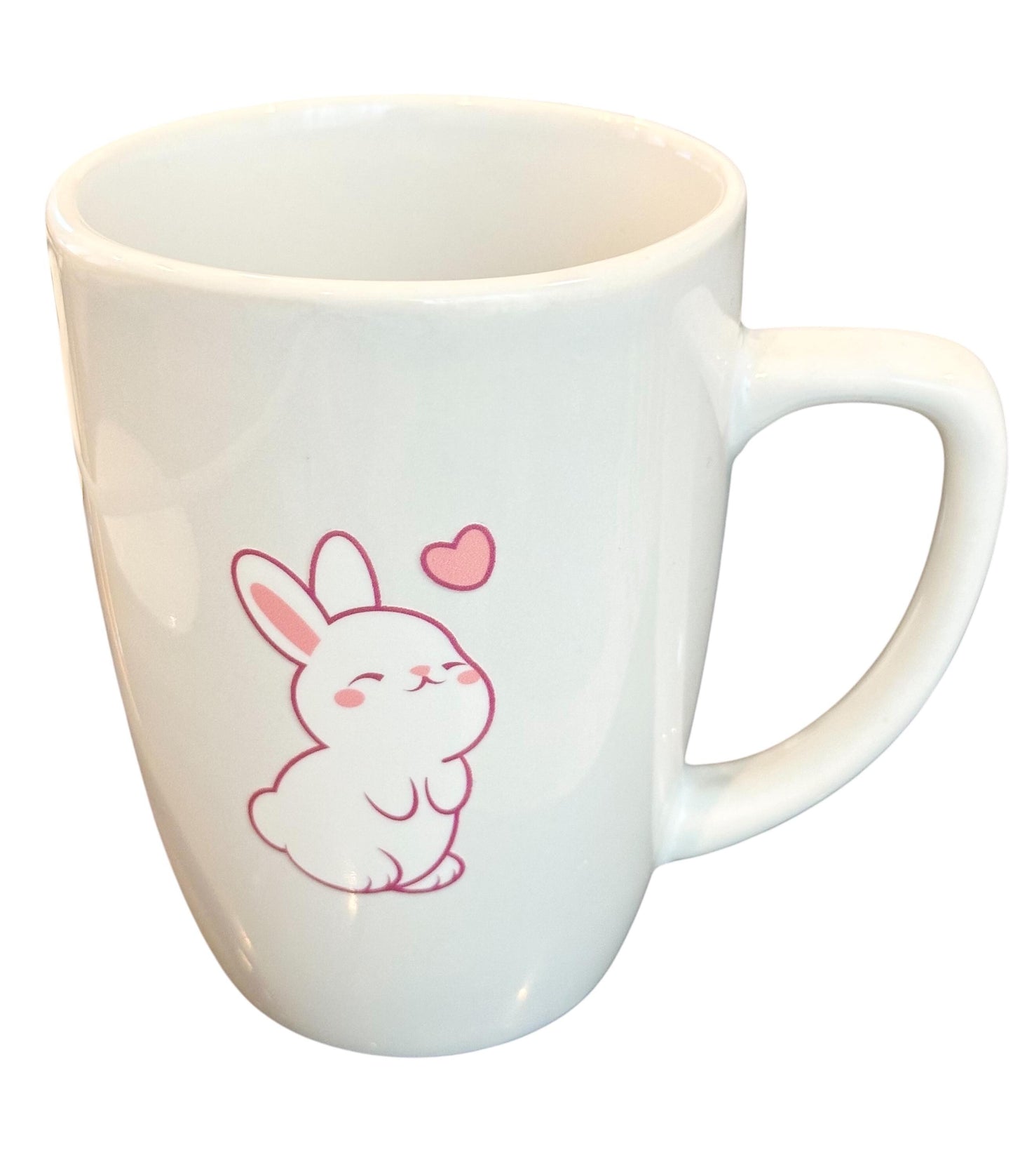 Easter Bunny Mug Ceramic, 12oz Holiday Table Decor Gift for Hostess, Family. Easter Presents, Bunnies Cup, Hot Chocolate Coffee Tea Mug