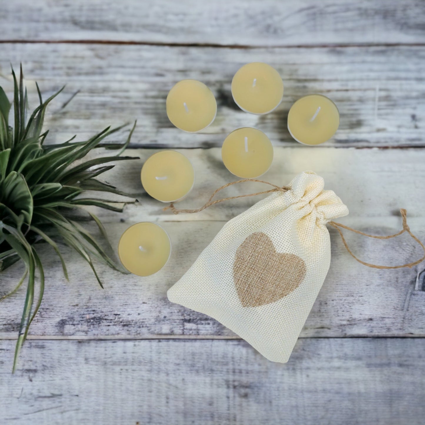 Pure Beeswax | Organic | Tea candles | Refill | Hostessgift | Home decor | Unscented | Purifying | Hand poured | Artisanal - Modernhousemiami