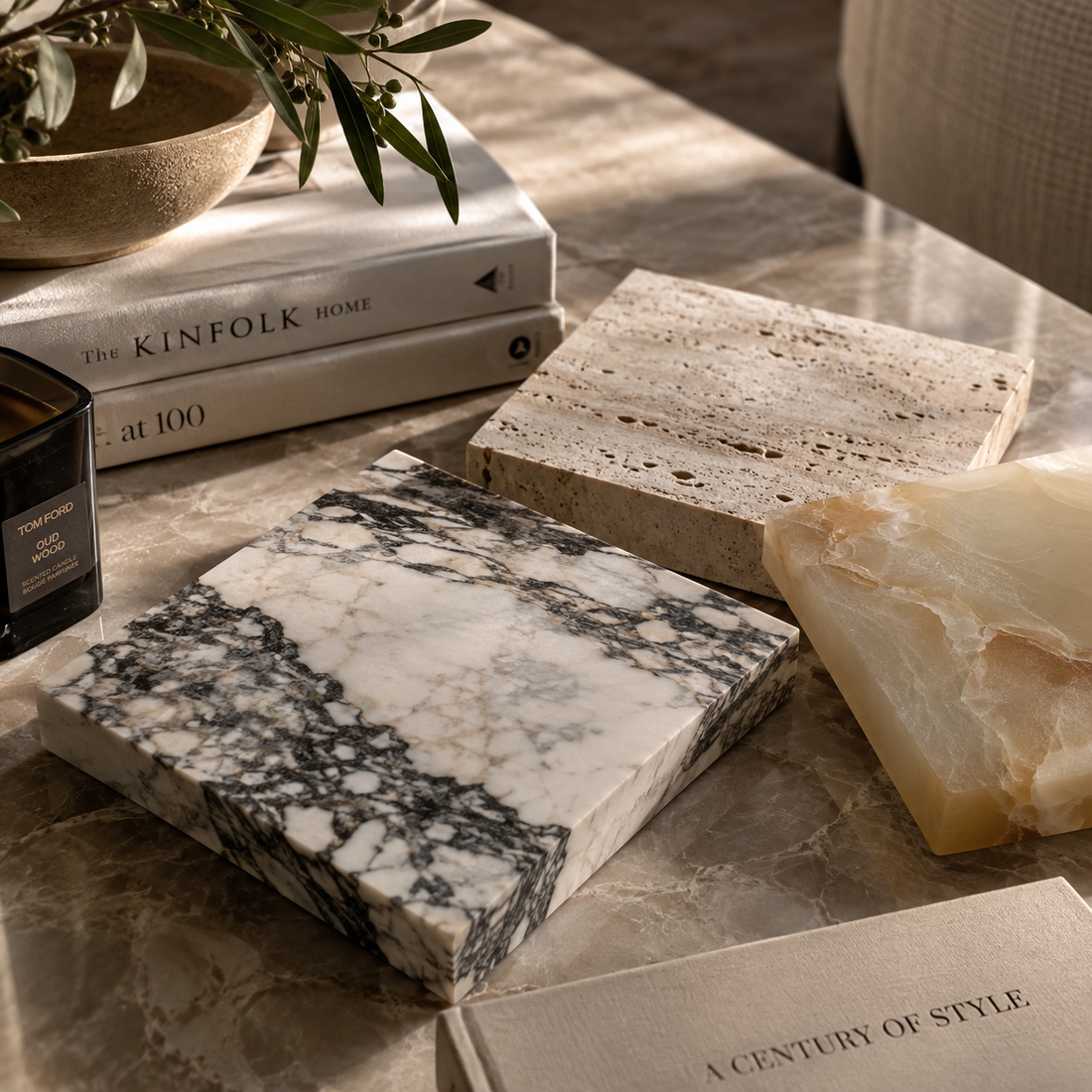 Marble vs. Travertine vs. Onyx | Natural Stone Interior Design Guide