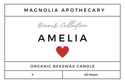 Place cards Custom 4OZ Candle Organic Beeswax Aromatherapy Scented Jar Candle Handpoured | Wedding Birthday Placecard Event Cooperate Giveaway Favor