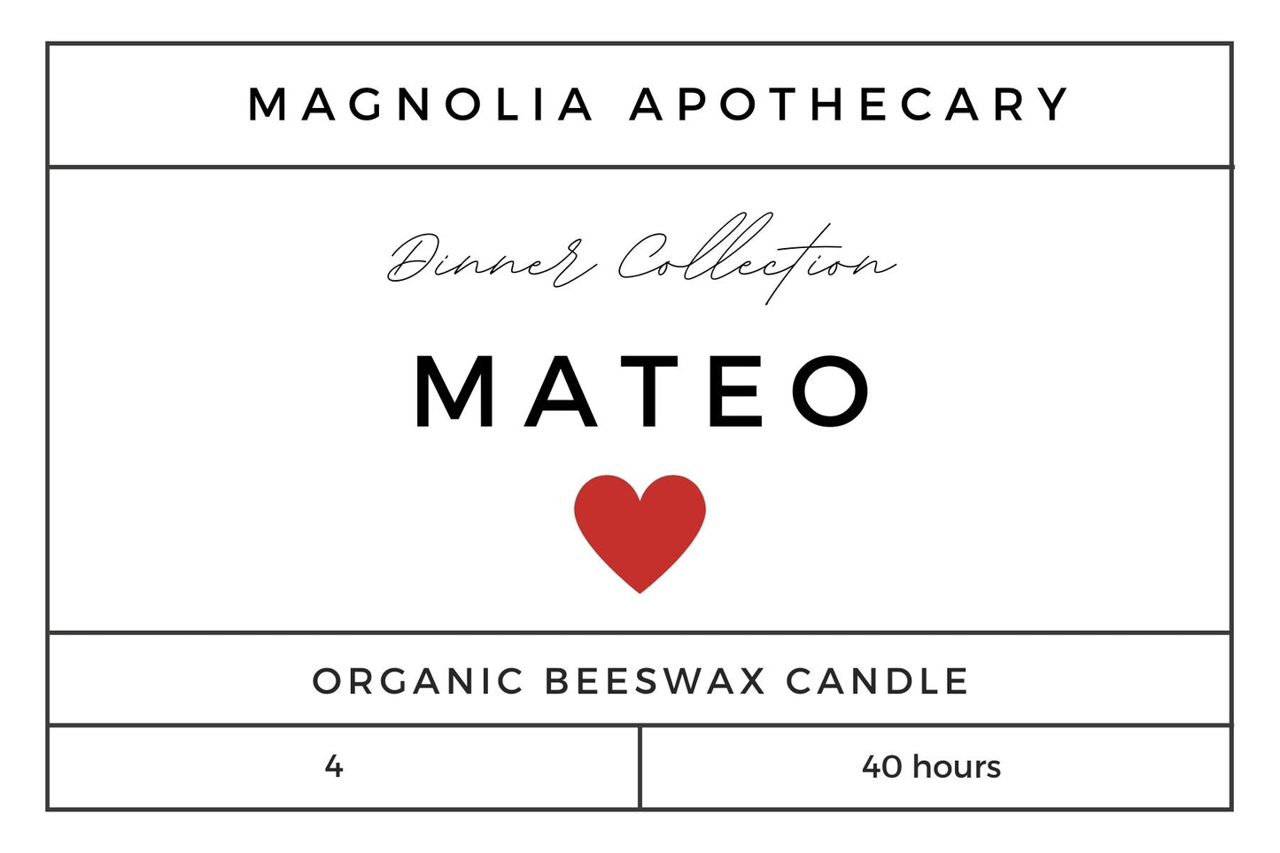 Place cards Custom 4OZ Candle Organic Beeswax Aromatherapy Scented Jar Candle Handpoured | Wedding Birthday Placecard Event Cooperate Giveaway Favor