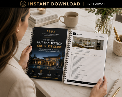 The Complete Gut Renovation Checklist | Luxury Home Planning Guide
