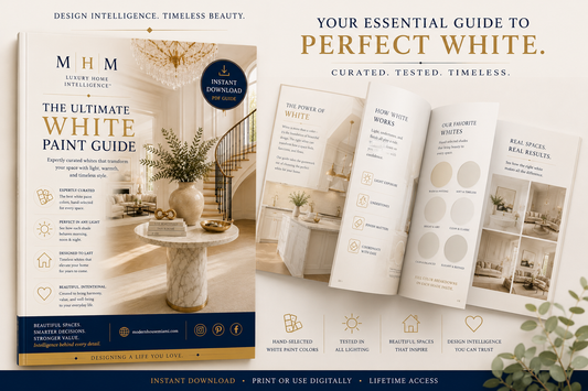 The Ultimate White Paint Guide | Best White Paint Colors | Benjamin Moore & Sherwin Williams | Interior Decor PDF | Instant Download