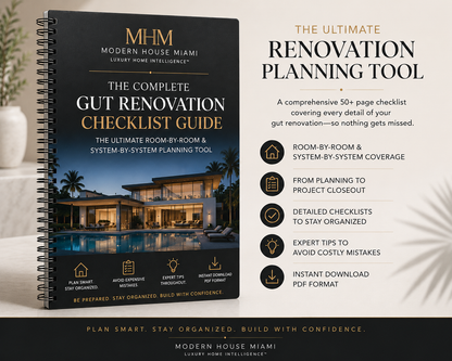 The Complete Gut Renovation Checklist | Luxury Home Planning Guide