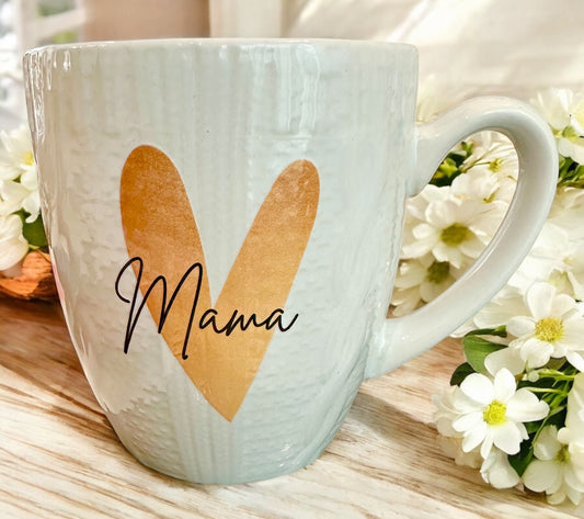 Mother's Day Gift Box – "Mama” Ceramic Mug Hot Chocolate and Marshmallows, Mini Candle. Sending love to Mommy Present, Best Mom in the world