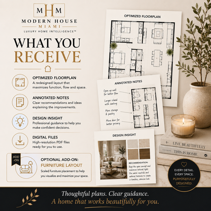Floorplan Optimization Service | Custom Space Planning & Layout Design | Personalized Home Floor Plan Review