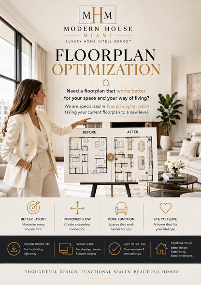 Floorplan Optimization Service | Custom Space Planning & Layout Design | Personalized Home Floor Plan Review