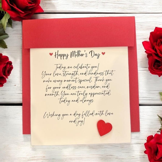 Happy Mother’s Day Card – Appreciation for Mom, Unique Fine Art Cards, Sending love to Mommy Present, Mum, Muttertag, Mothersday Gift