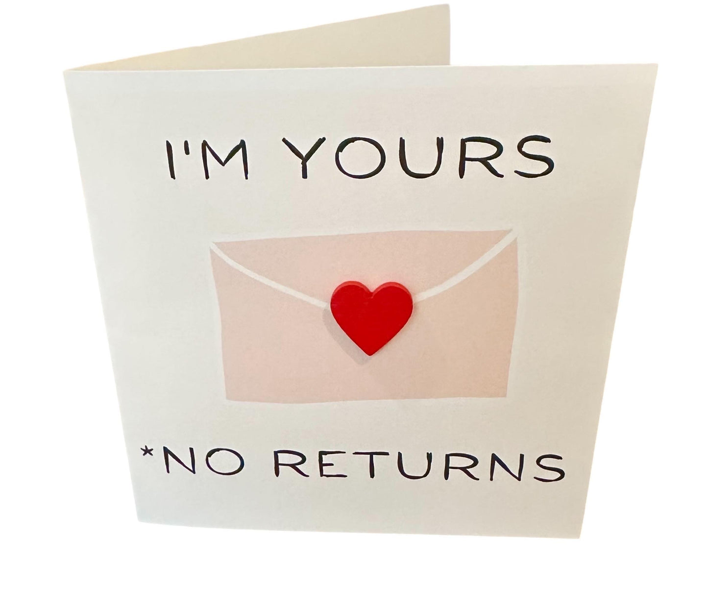 Anniversary Card | Love Letter, Romantic Note, Couple Gifts, Boyfriend, Girlfriend Present, Thinking of You, I am yours, no returns.