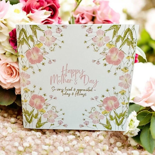 Happy Mother’s Day Card – Wildflowers, Unique Fine Art Cards, Sending love to Mommy Present, Mom, Mum, Muttertag, Gift for her, Mothersday