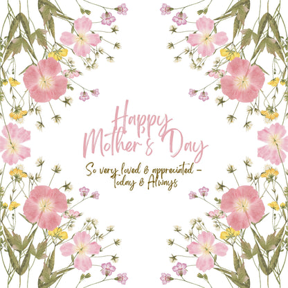 Happy Mother’s Day Card – Wildflowers, Unique Fine Art Cards, Sending love to Mommy Present, Mom, Mum, Muttertag, Gift for her, Mothersday