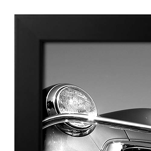  Americanflat 30X30 Poster Frame in Black - Composite Wood with  Polished Plexiglass - Square Frame for Wall with Included Hanging Hardware