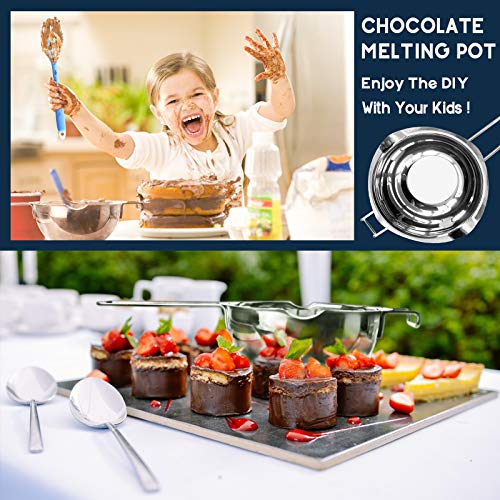 Buy 1000ML/1QT Double Boiler Chocolate Melting Pot with 2.3 QT 304